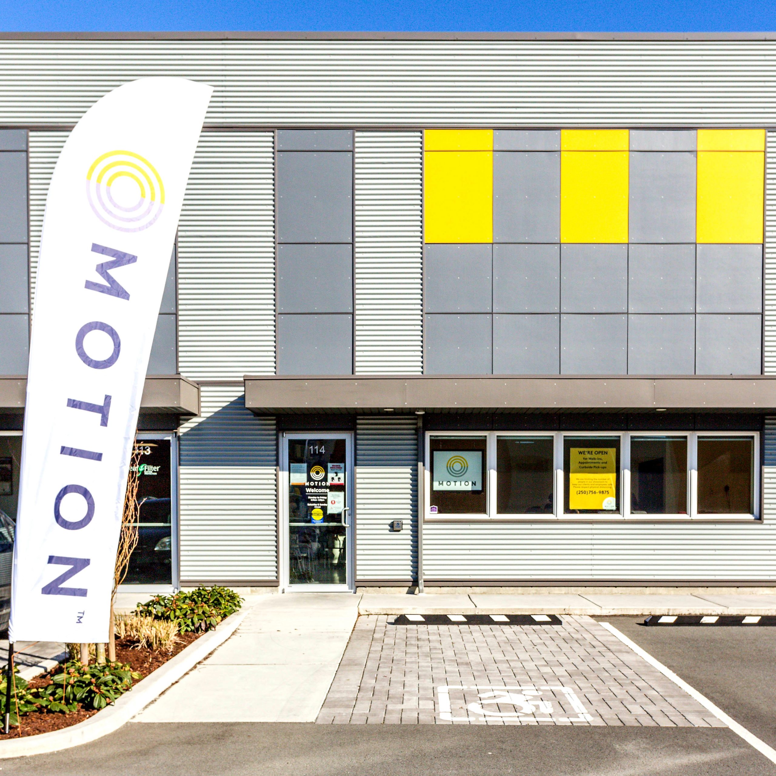 Nanaimo storefront and accessible parking