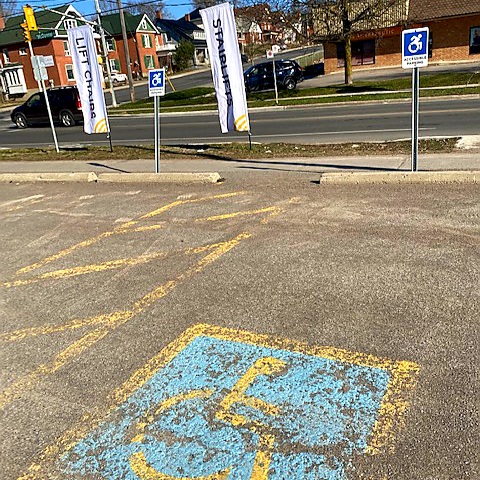 Peterborough accessible parking