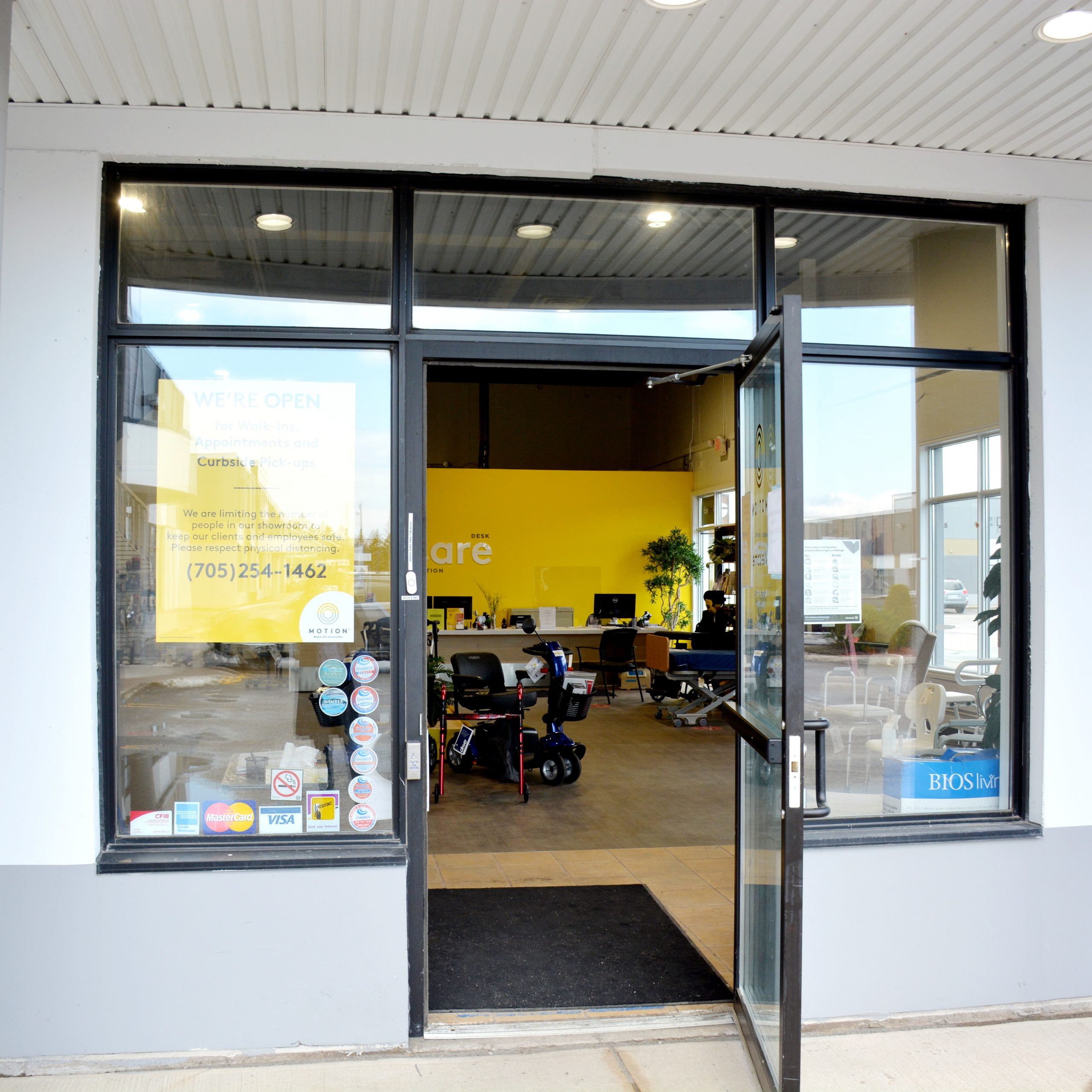 Sault Ste. Marie accessible store entrance