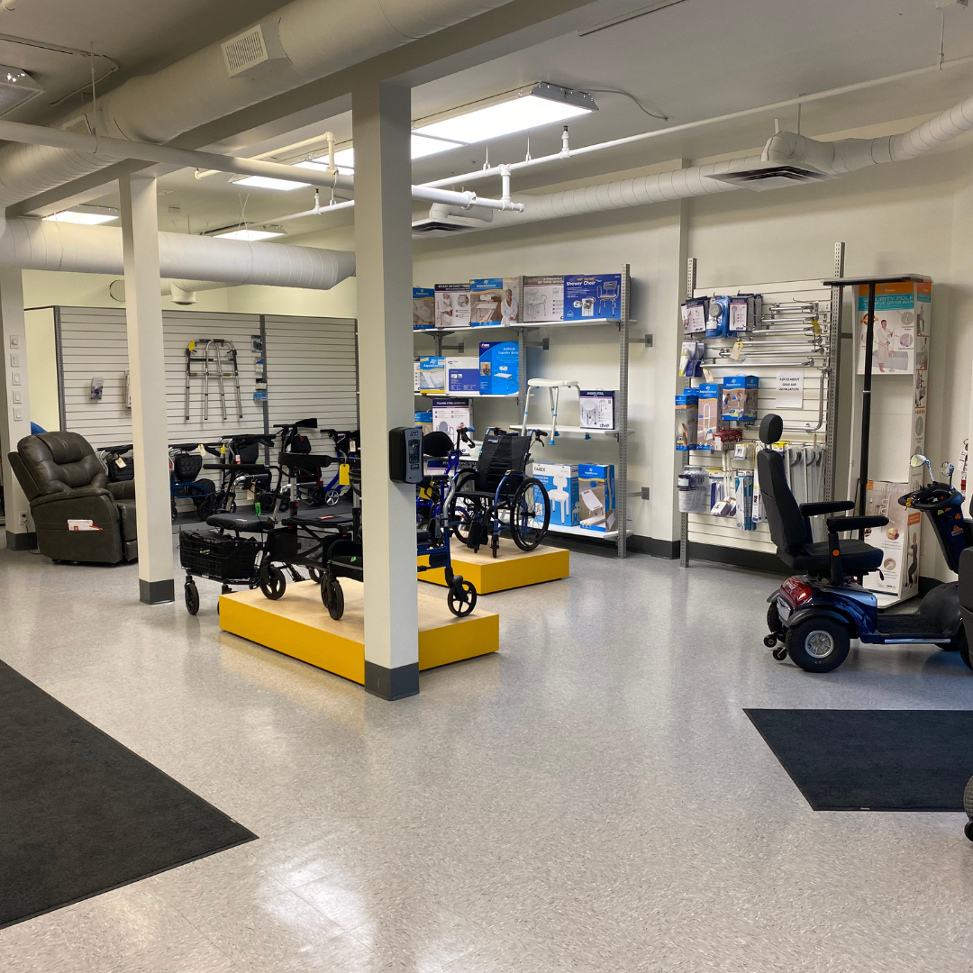 View of showroom from front entrance