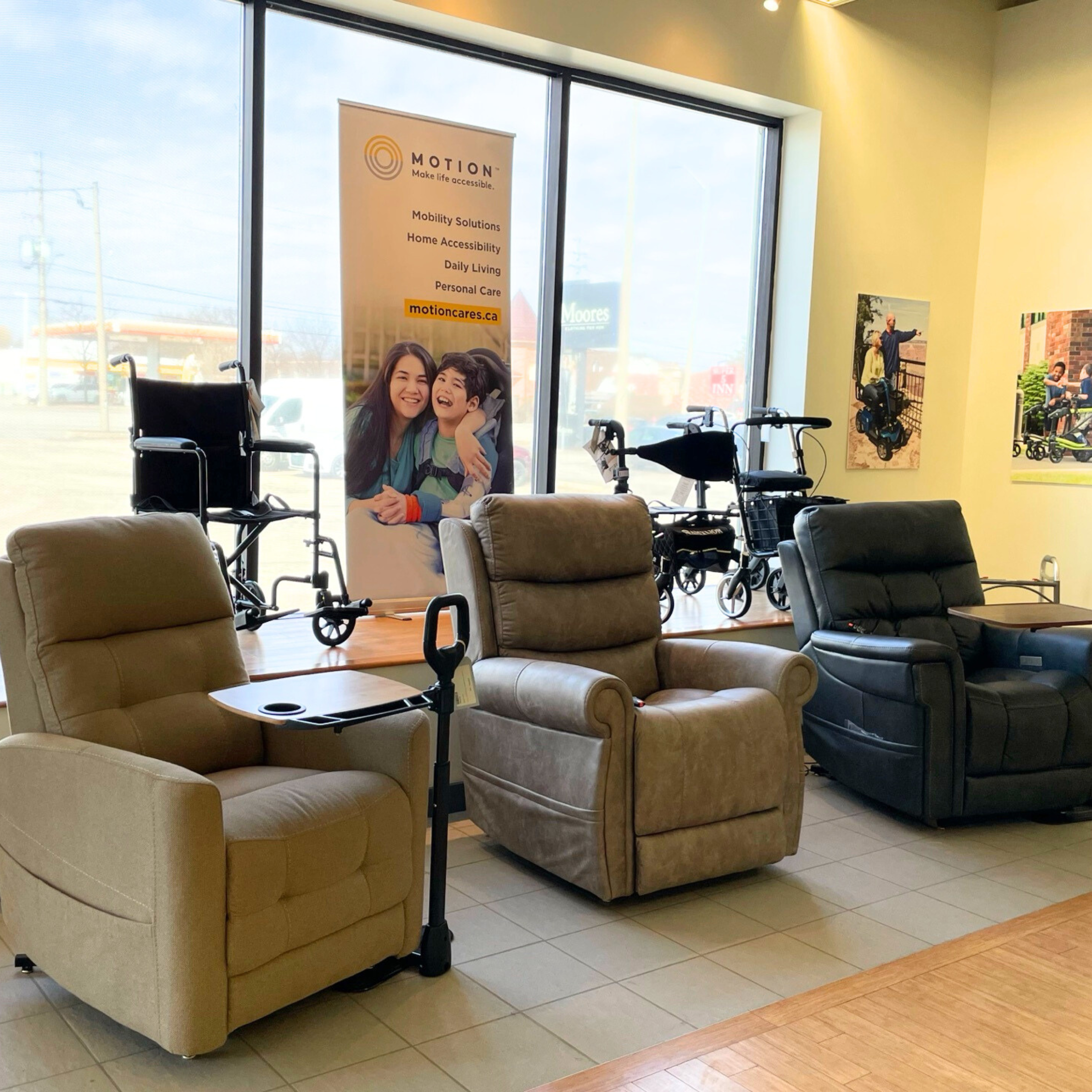 Mississauga location showroom.